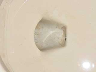 toilet after